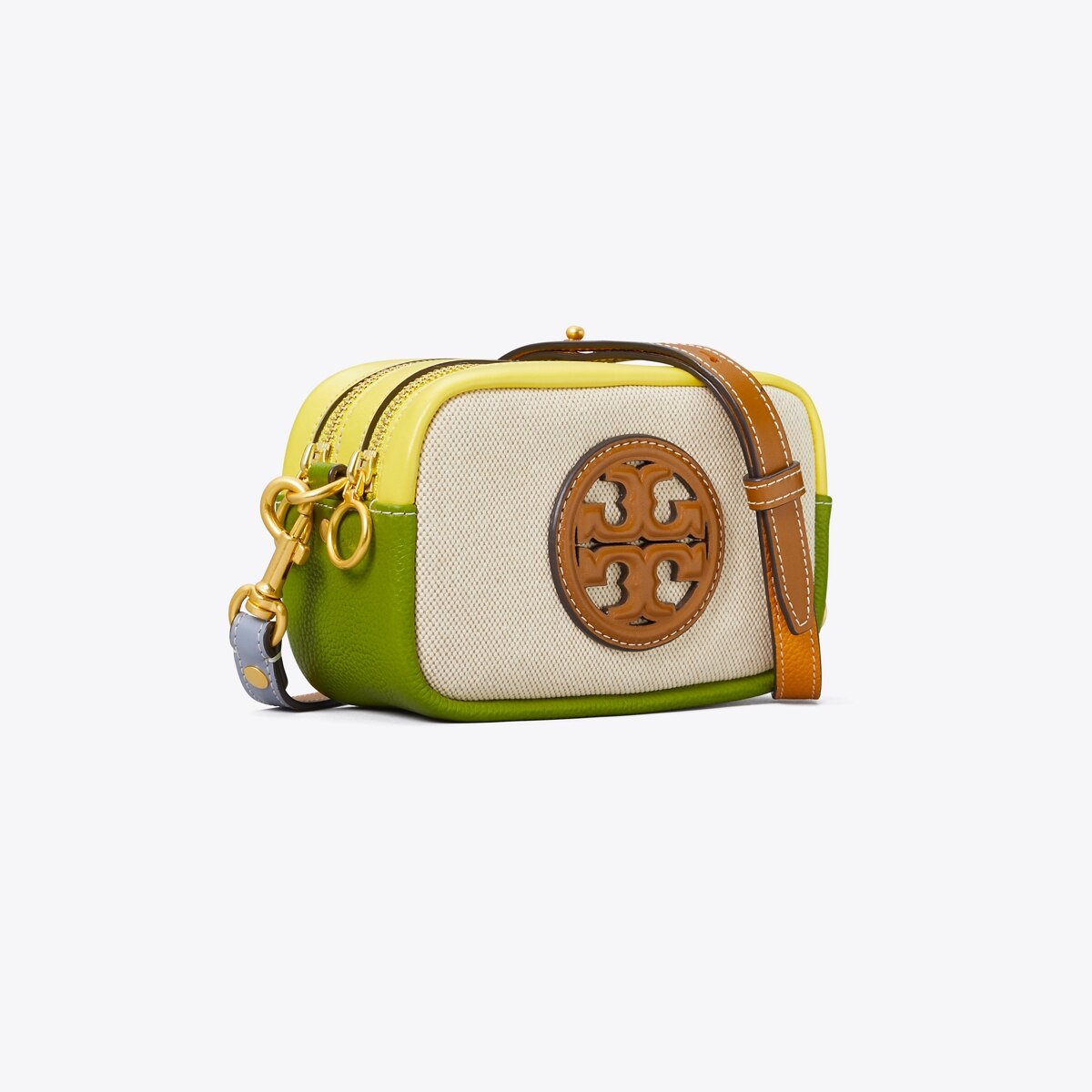 tory burch perry bombé mini canvas crossbody