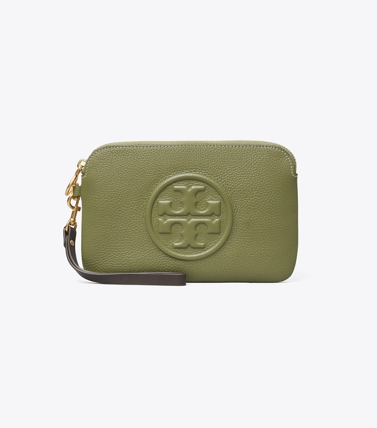 Tory burch perry clearance color block zip wristlet