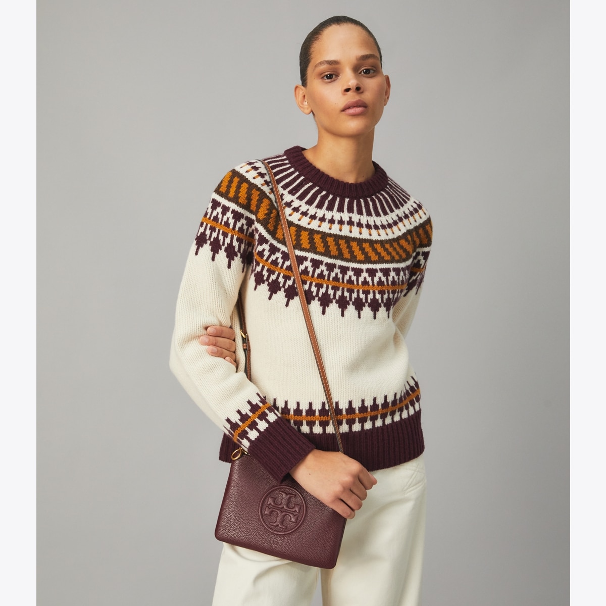 Perry Bombé Double-Zip Crossbody: Women's Designer Crossbody