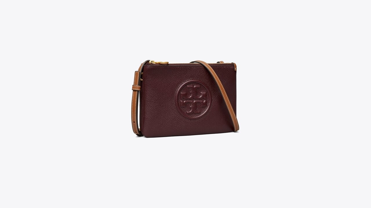 Tory burch double outlet zip crossbody