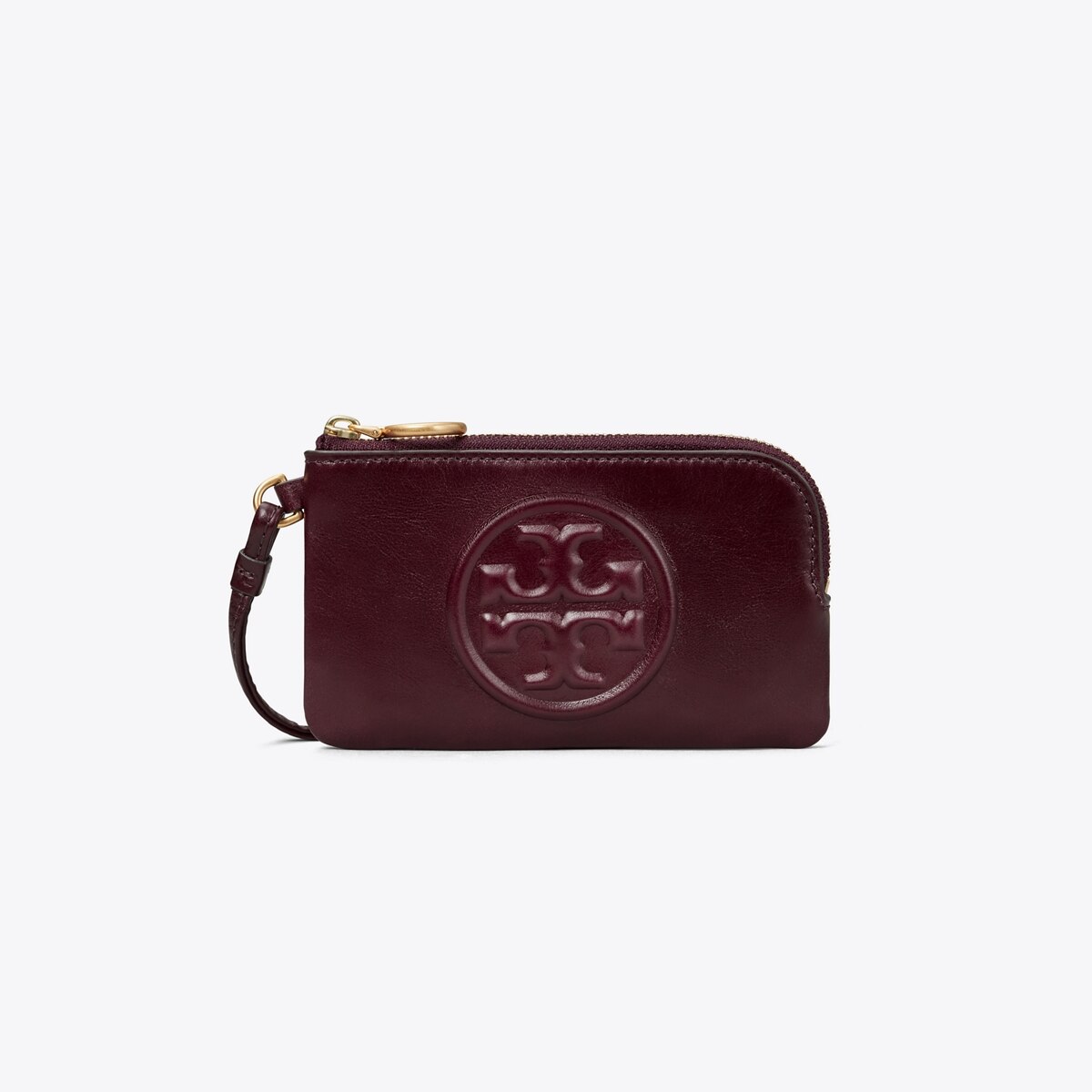 Perry Bombé Glazed Top-Zip Card Case: Women's Designer Card