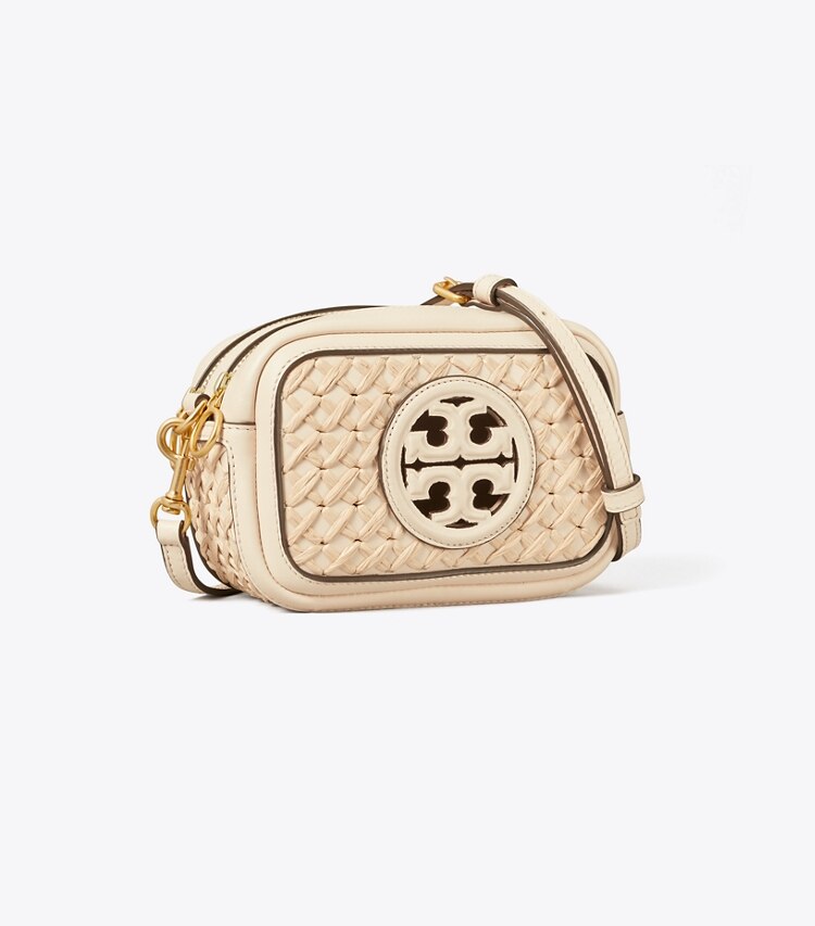 Perry Bombé Straw Woven Mini Bag Women's Designer Crossbody Bags