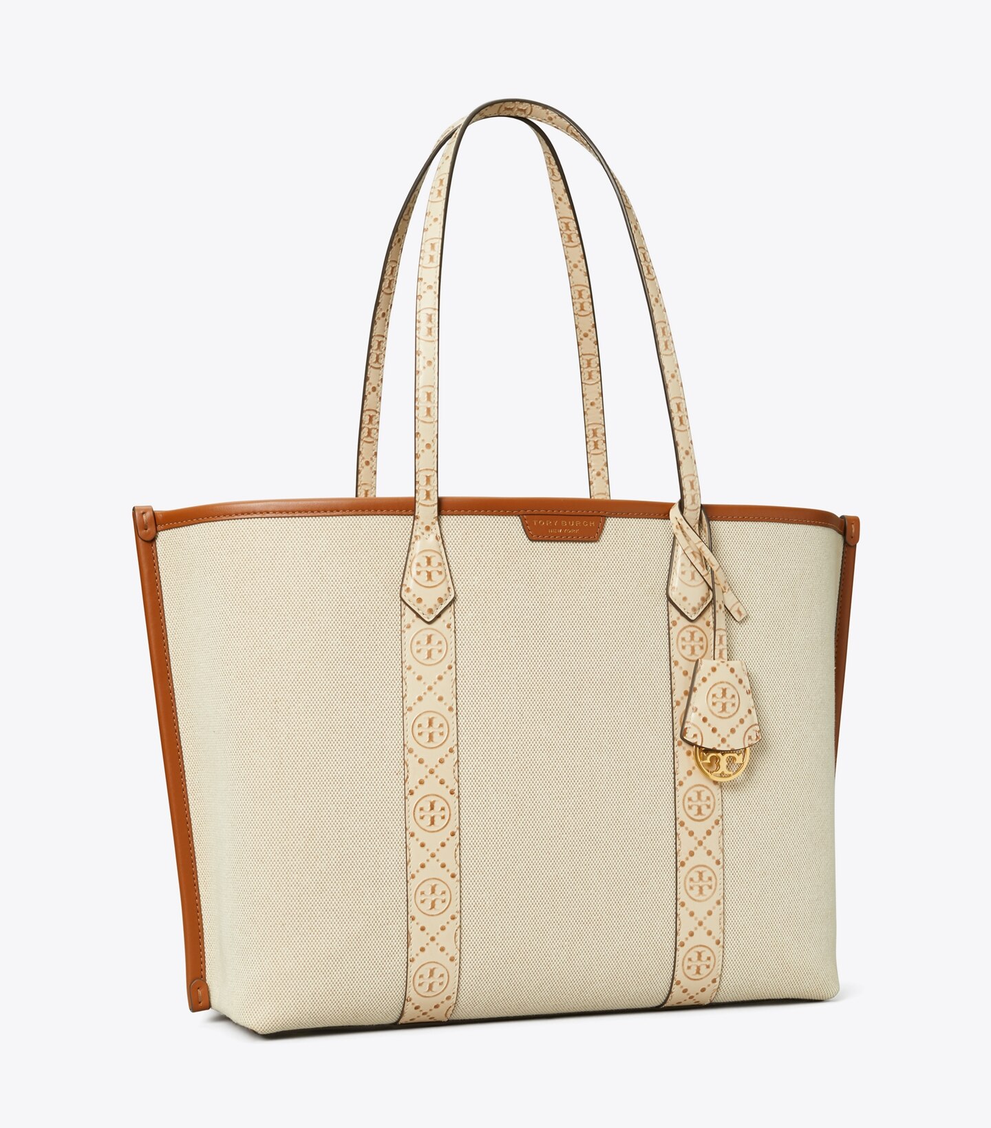 Perry Canvas Triple-Compartment Tote