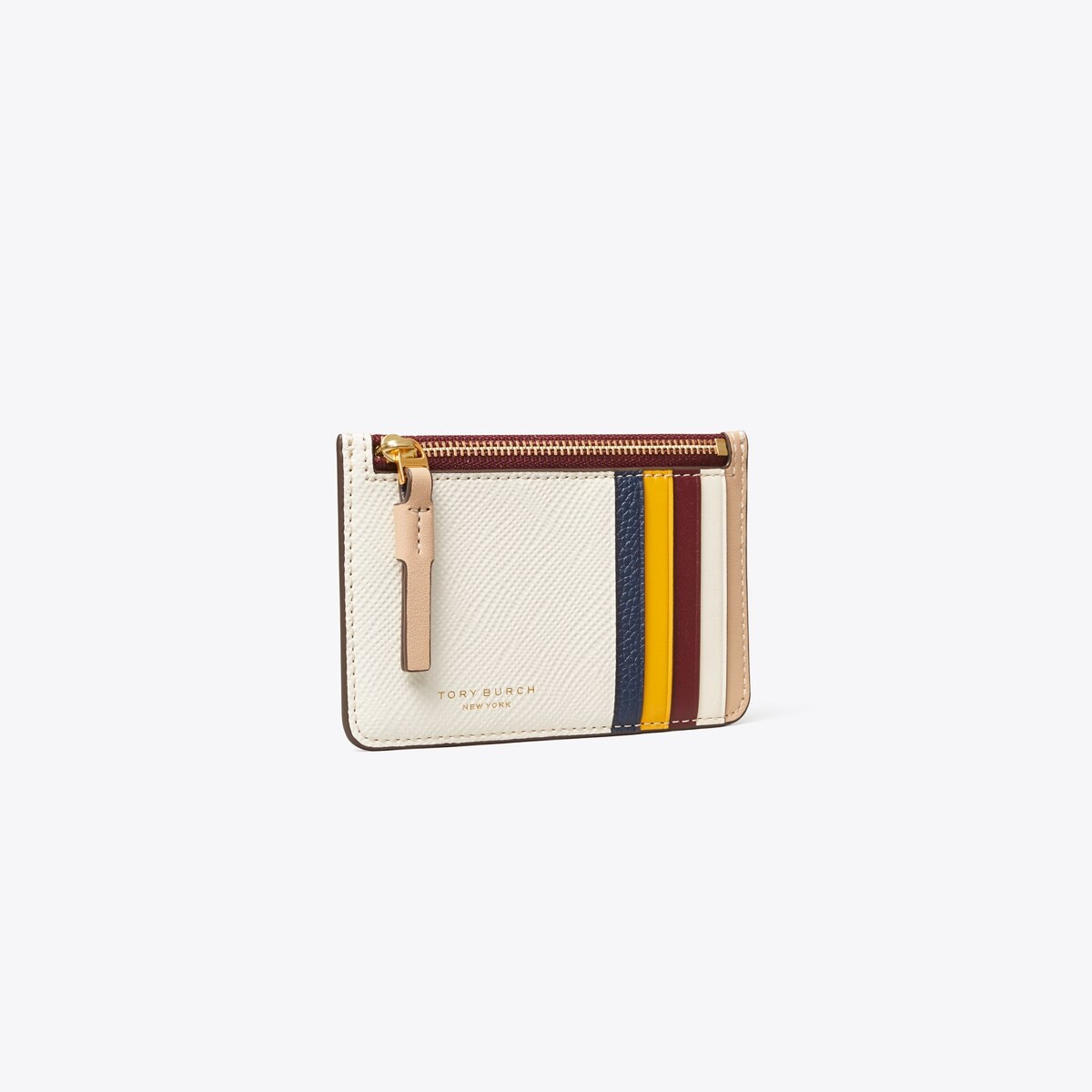 Perry Color-Block Top-Zip Card Case: Women's Designer Card Cases | Tory  Burch