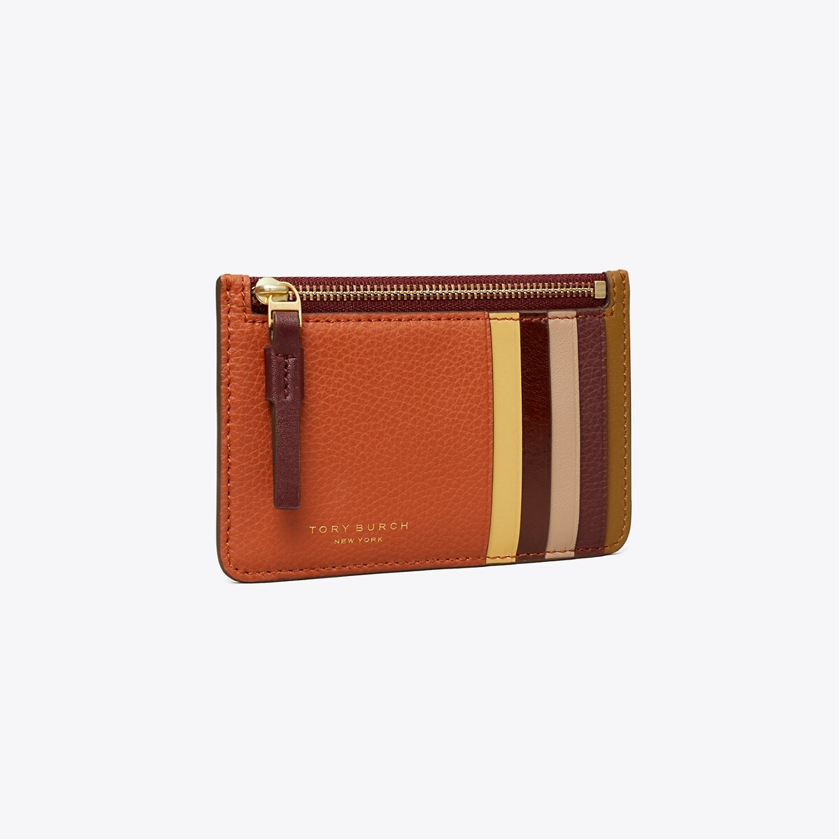 Perry Color-Block Top-Zip Card Case: Women's Designer Card Cases | Tory  Burch