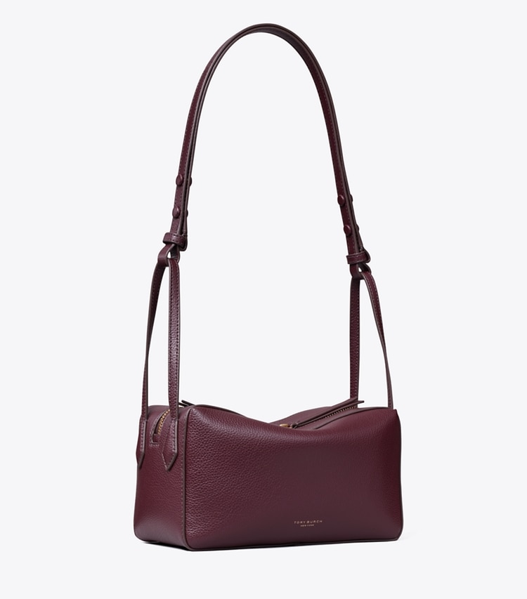 Tory Burch designer crossbody bags Perry Crossbody in Dark Carmine angle