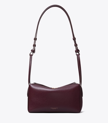 Tory Burch designer crossbody bags Perry Crossbody in Dark Carmine front