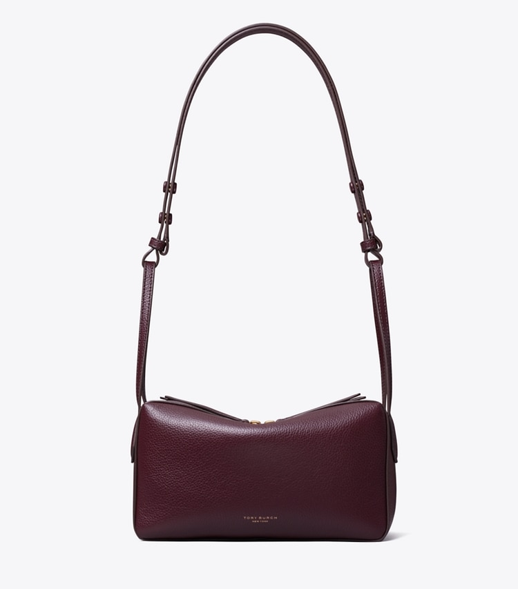 Tory Burch designer crossbody bags Perry Crossbody in Dark Carmine front