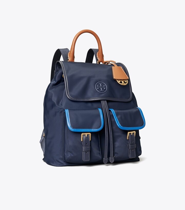 tory burch perry black nylon backpack