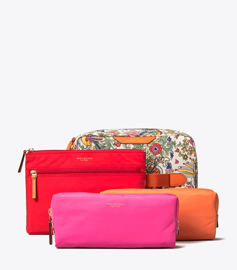 Tory burch 2024 cosmetic bag set