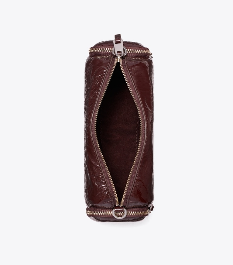 Tory Burch designer クロスボディバッグ ペリー パテント ボイジャー クロスボディバッグ in Albarossa オーバーヘッド