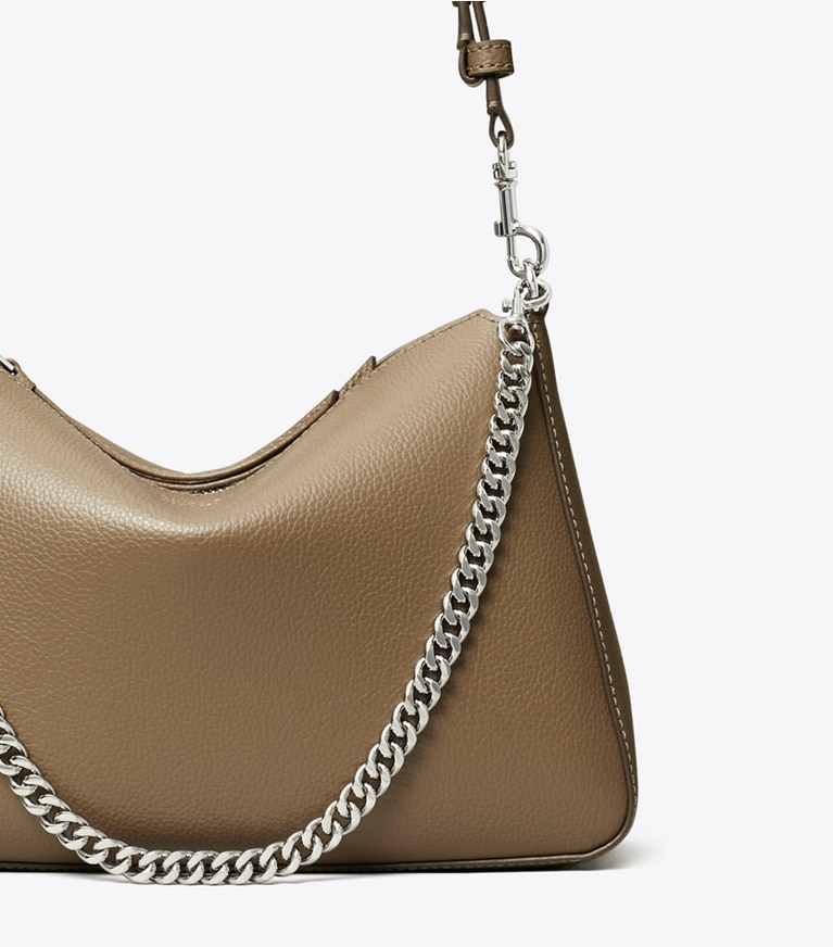 Tory Burch designer schultertaschen Perry Schultertasche in Wild Mushroom detail