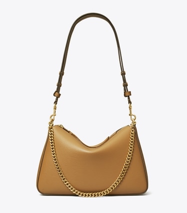Tory Burch designer schultertaschen Perry Schultertasche in Autumn Brown front
