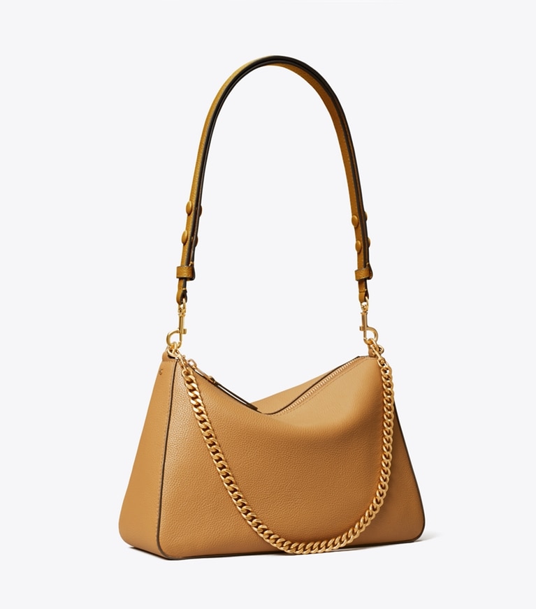 Tory Burch designer shoulder bags Perry Shoulder Bag in Tiramisu angle