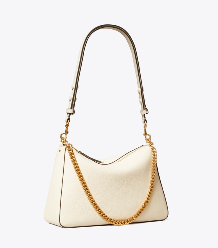 Tory Burch designer shoulder bags Perry Shoulder Bag in Light Cream angle