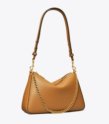 Tory Burch designer shoulder bags Perry Shoulder Bag in Autumn Brown angle