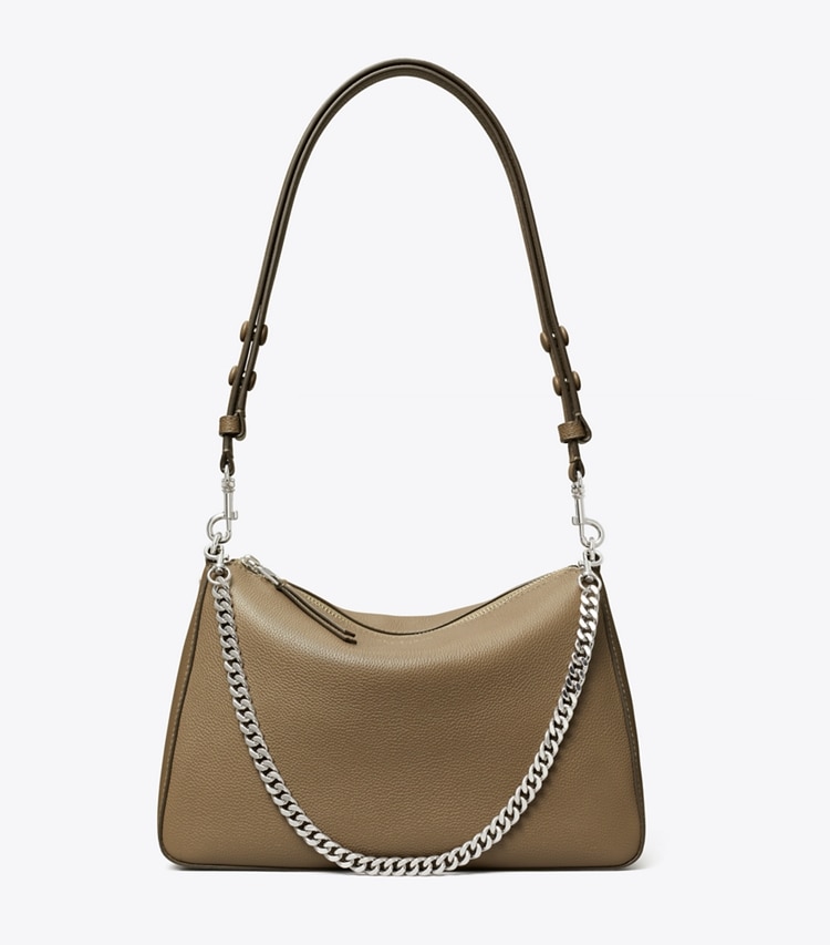 Tory Burch designer shoulder bags Perry Shoulder Bag in Wild Mushroom front