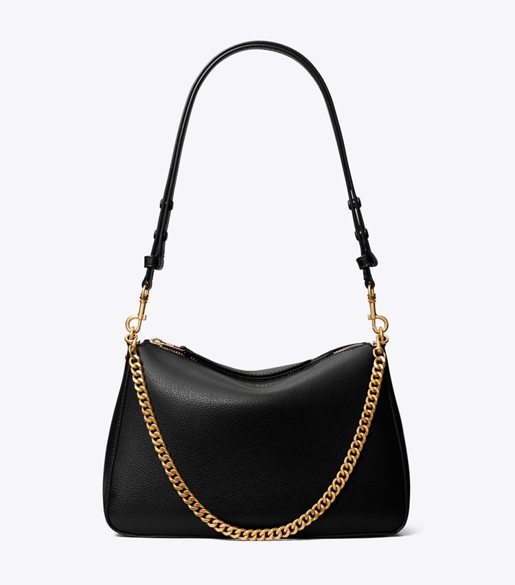 Tory Burch designer shoulder bags Perry Shoulder Bag in Black front