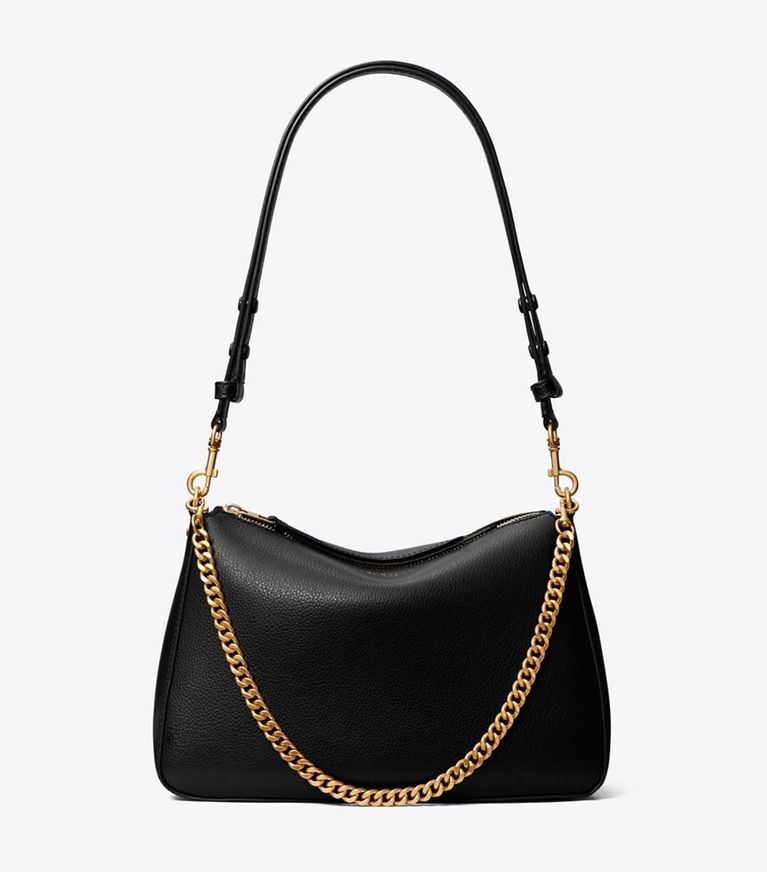 Tory Burch designer shoulder bags Perry Shoulder Bag in Black angle