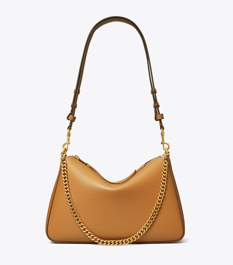 Tory Burch designer shoulder bags Perry Shoulder Bag in Autumn Brown front