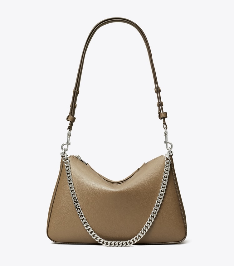 Tory Burch designer shoulder bags Perry Shoulder Bag in Wild Mushroom front