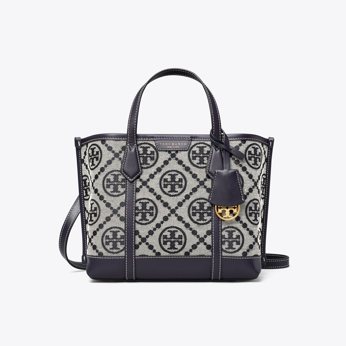 Perry T Monogram Small Triple-Compartment Tote: Women's