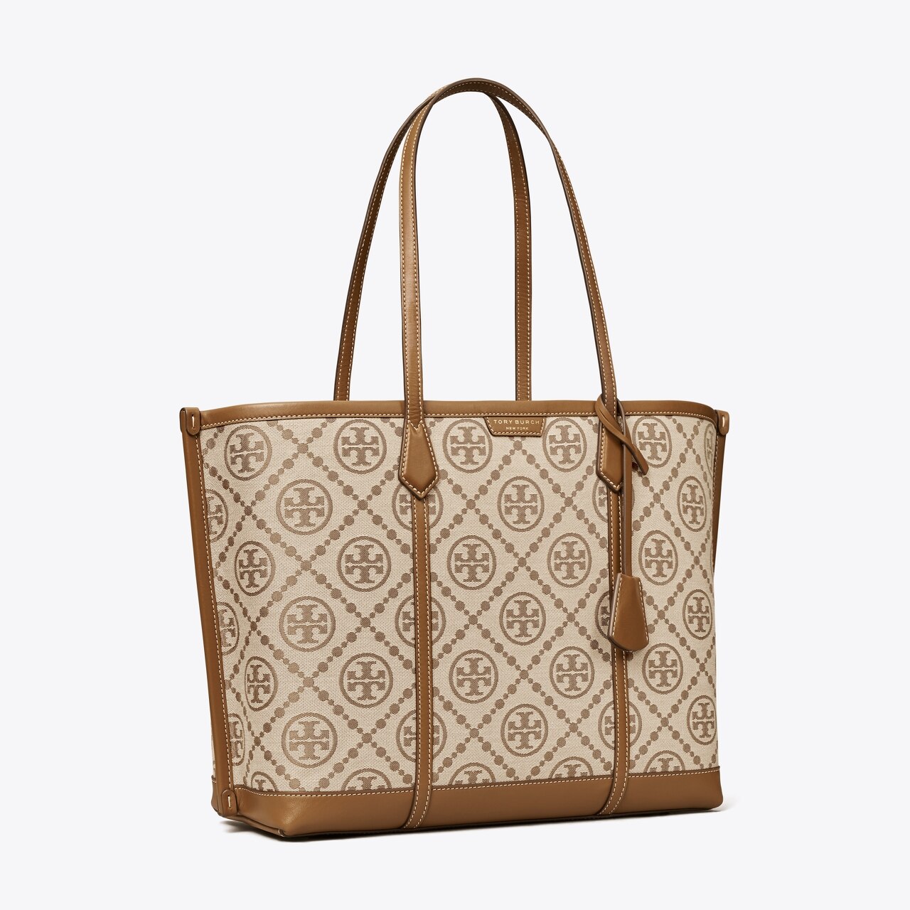 Perry T Monogram Triple-Compartment Tote: Women's Handbags