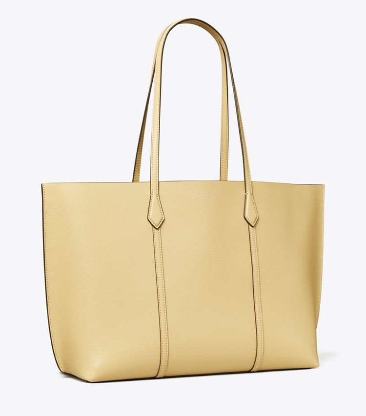 Tory Burch designer tote bags Perry Tote in Praline angle