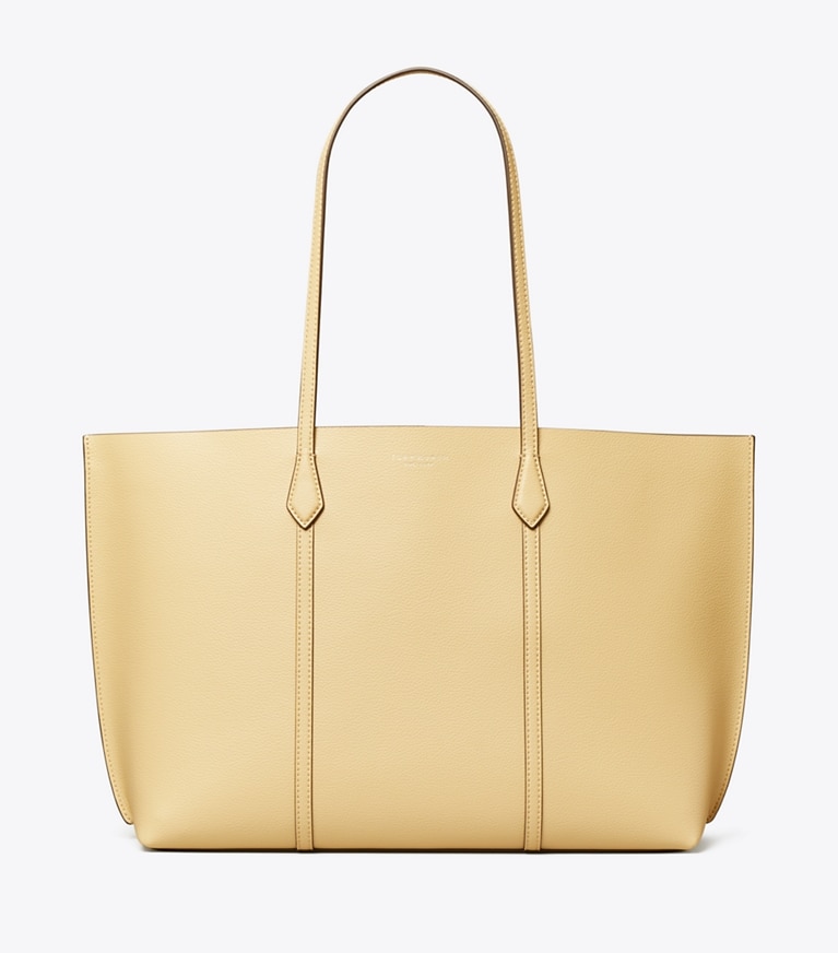 Tory Burch designer tote bags Perry Tote Bag in Praline front