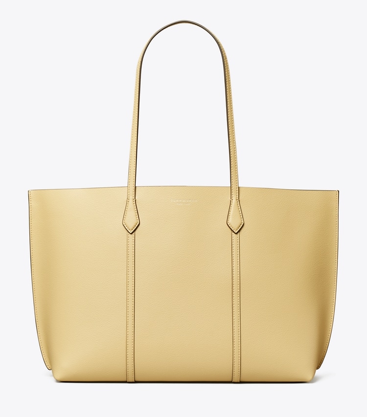 Tory Burch designer tote bags Perry Tote in Praline front