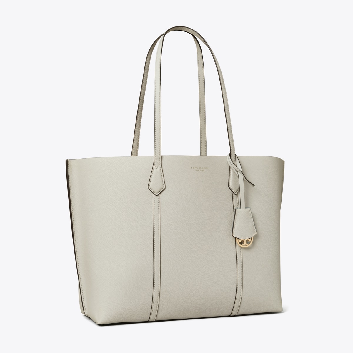 Perry Triple-Compartment Tote Bag in gray, size OS