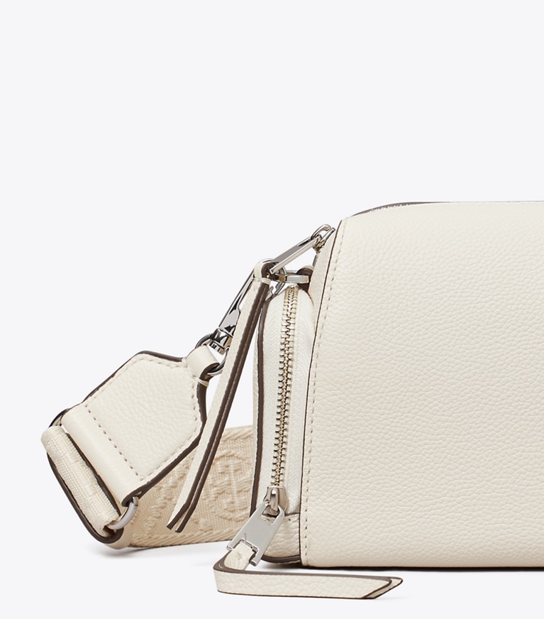 Tory Burch designer クロスボディバッグ ペリー ボイジャーバッグ in Light Cream ディテール