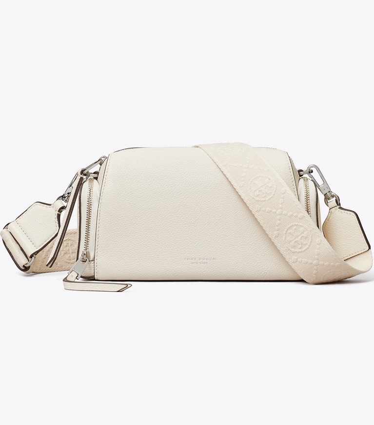 Tory Burch designer クロスボディバッグ ペリー ボイジャーバッグ in Light Cream front