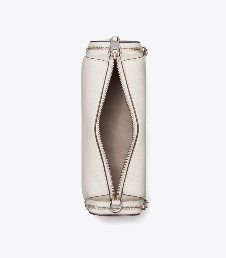 Tory Burch designer クロスボディバッグ ペリー ボイジャーバッグ in Light Cream オーバーヘッド