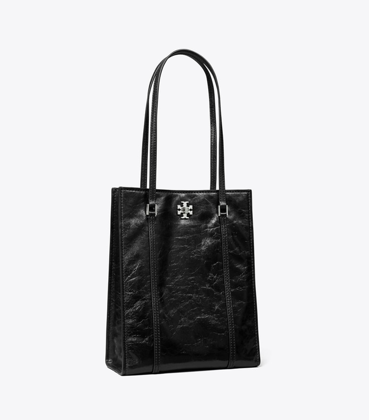 Tory Burch designer cabas Petit cabas à fermoir Kira in Black angle