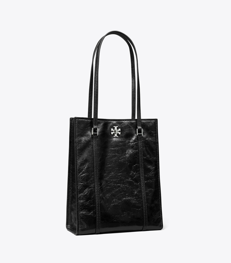 Tory Burch designer cabas Petit cabas à fermoir Kira in Black angle
