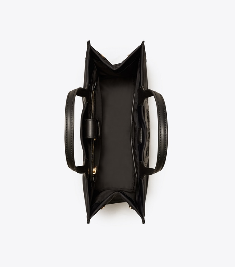 Tory Burch designer cabas Petit cabas Ella in Black angle