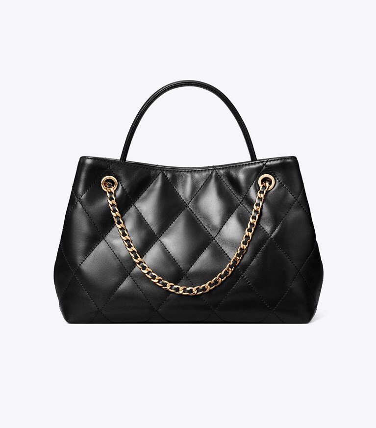 Tory Burch designer sacs à bandoulière Petit cabas Fleming in Black retour