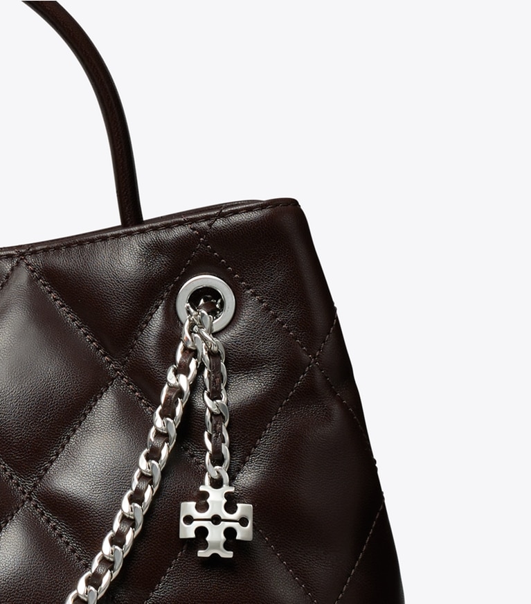 Tory Burch designer sacs à bandoulière Petit cabas Fleming in Cocoa informations