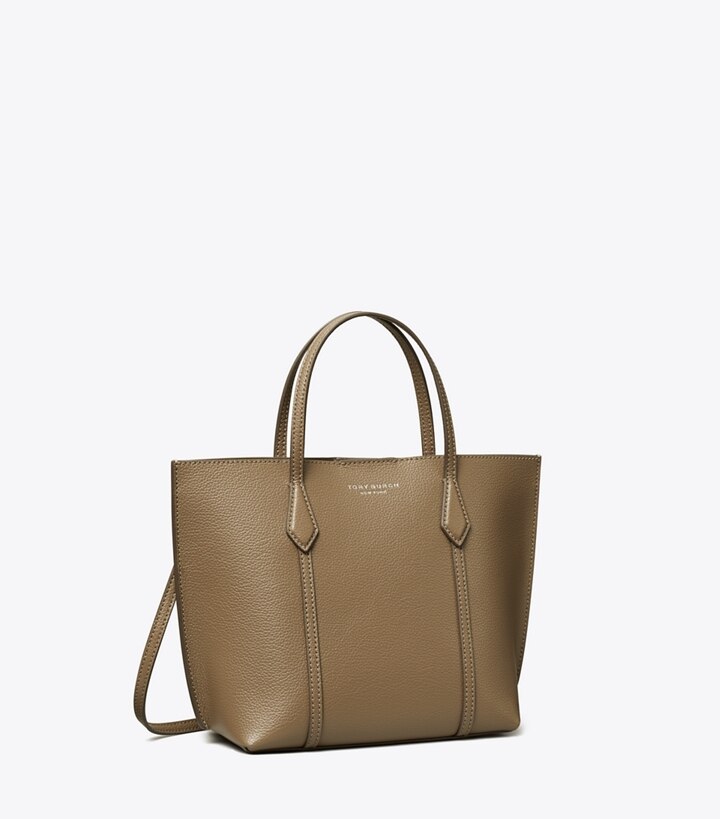 Tory Burch designer cabas Petit cabas Perry in Wild Mushroom angle