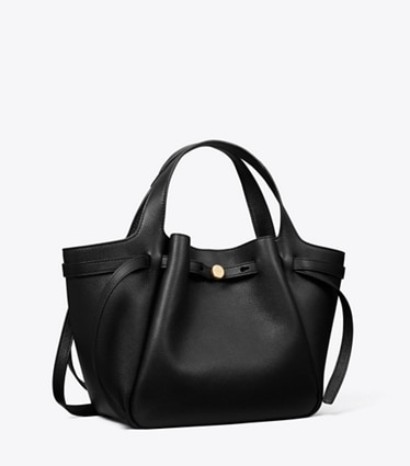 Tory Burch designer cabas Petit cabas Romy dans Black angle