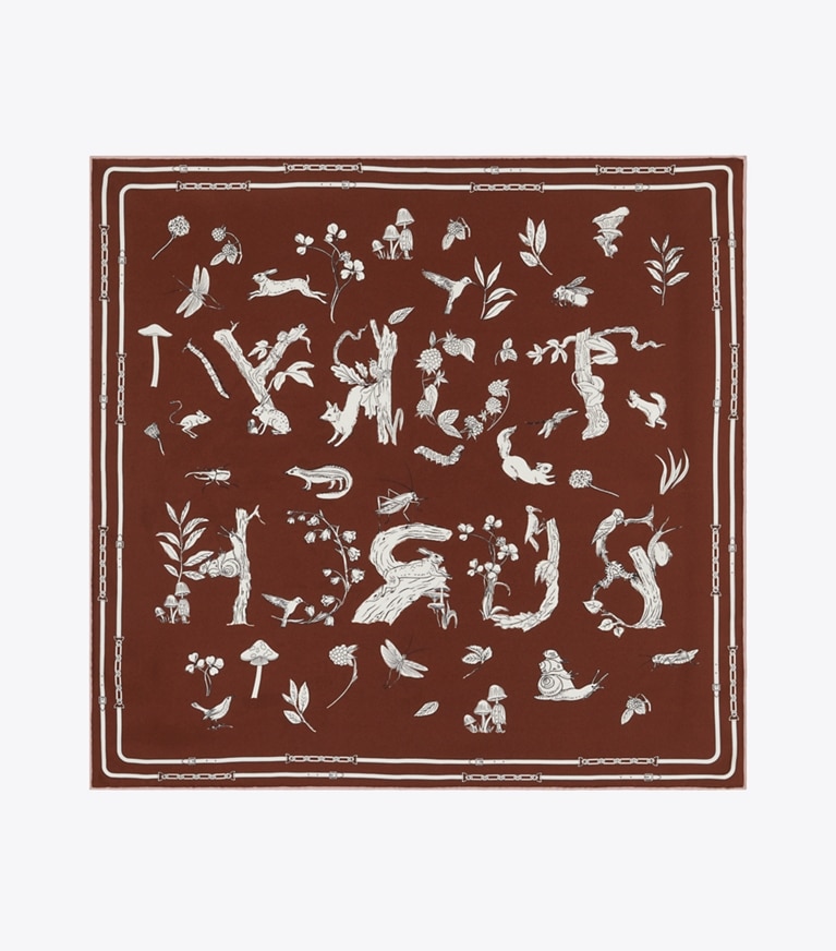 Tory Burch designer écharpes Petit foulard Fairytale Tory Burch dans Fairytale Iced Petal supplémentaire