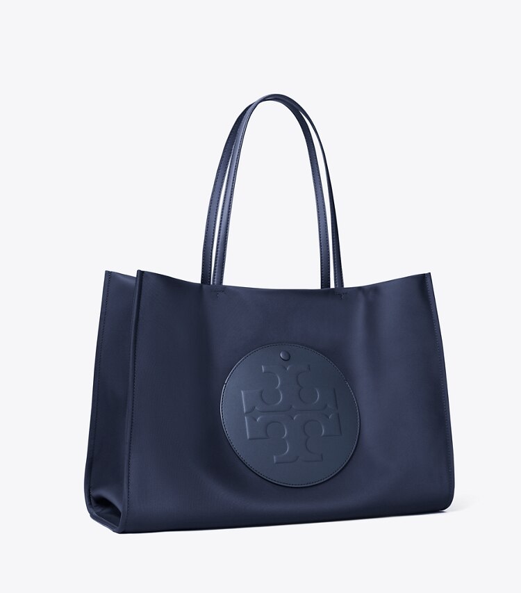 Tory Burch designer cabas Petit fourre-tout Ella dans NEW NAVY angle