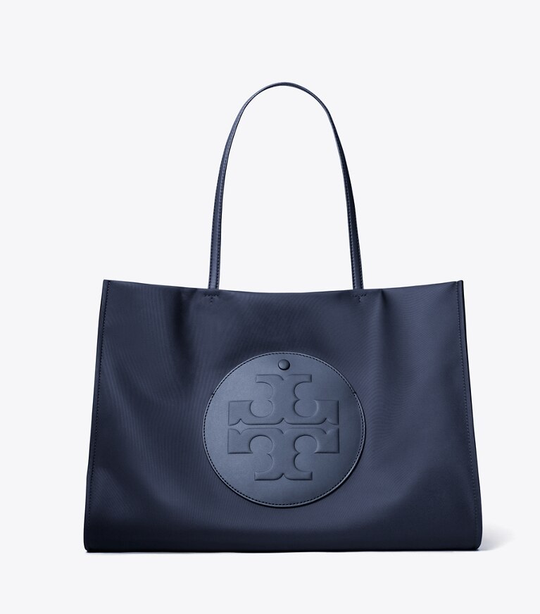Tory Burch designer cabas Petit fourre-tout Ella dans NEW NAVY de face