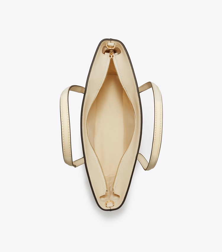 Tory Burch designer cabas Petit fourre-tout dans BRIE vue du dessus
