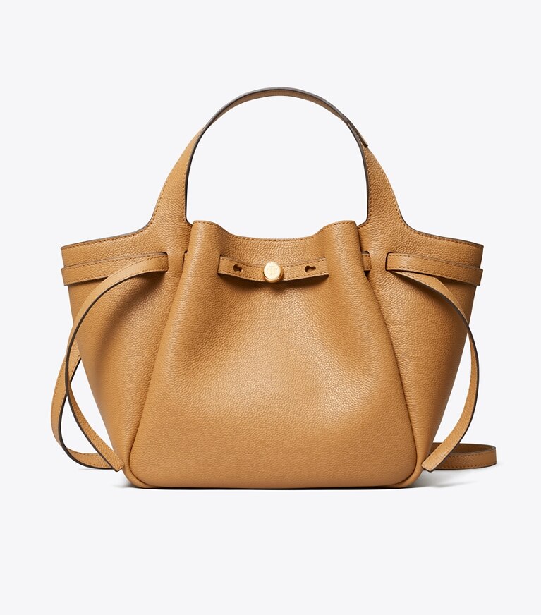 Tory Burch designer cabas Petit fourre-tout Romy dans Tiramisu de face