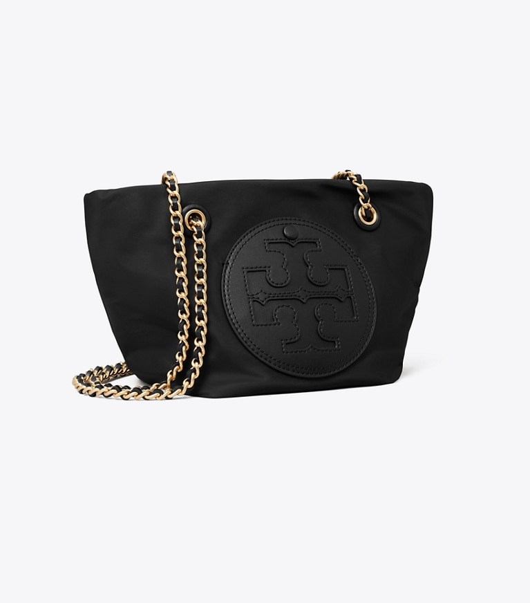 Tory Burch designer sacs à bandoulière Petit sac à bandoulière chaîne Ella in Black angle