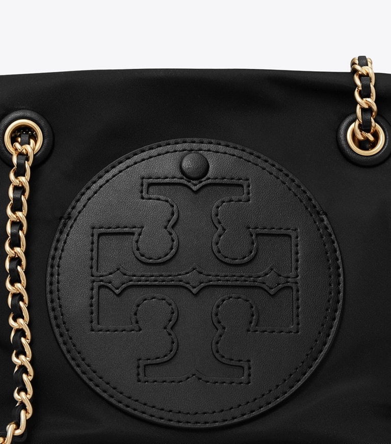 Tory Burch designer sacs à bandoulière Petit sac à bandoulière chaîne Ella in Black angle