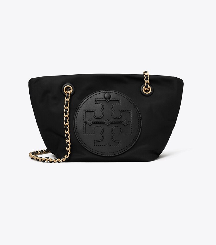 Tory Burch designer sacs à bandoulière Petit sac à bandoulière chaîne Ella in Black front