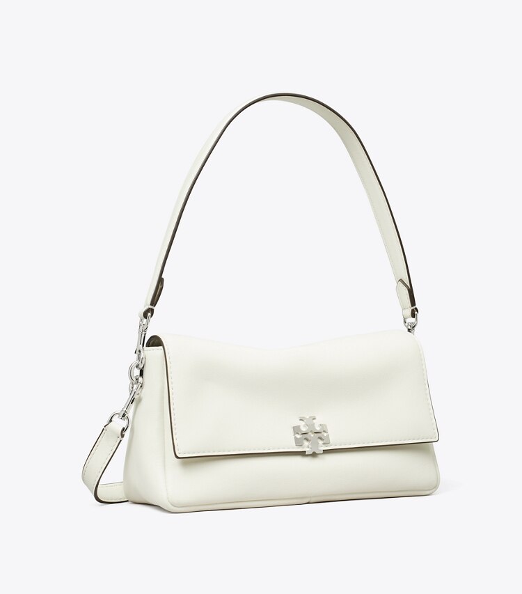 Tory Burch designer sacs porté épaule Petit sac à bandoulière Charlie dans Bianco angle